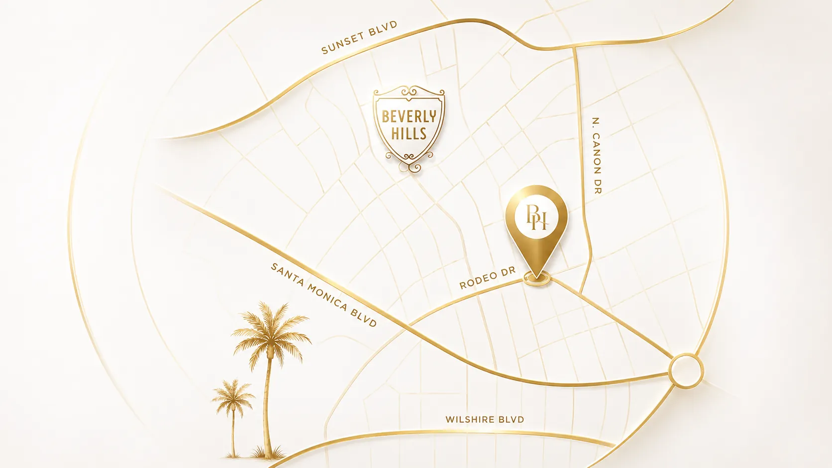 PRETTY LUXE ESTHETICS location map outline